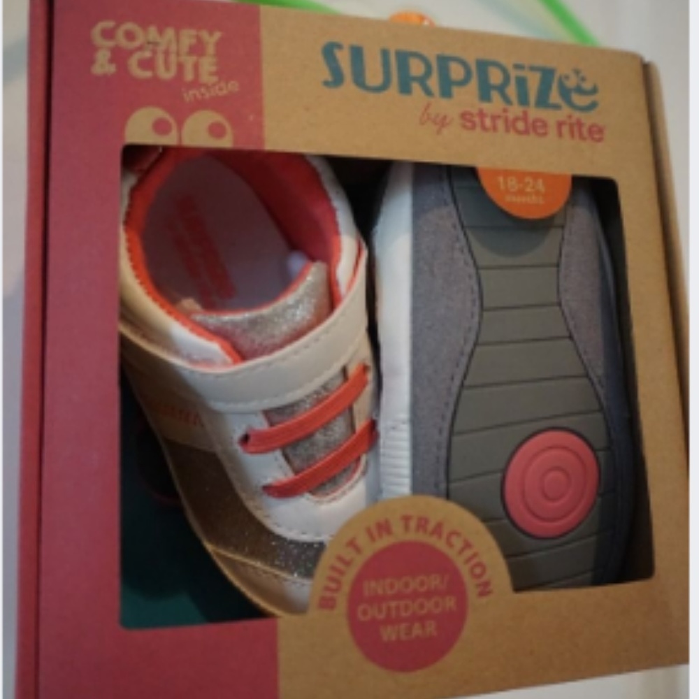 18 - 24 months Stride Right Alice Shoes Traction - Picture 2 of 5